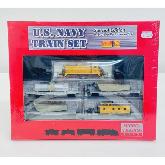 Micro Trains N US Navy Special Edition Desktop Train Set #1 New Sealed - Picture 1 of 6